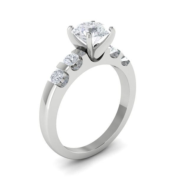 Angelia in 18k White Gold — view 3