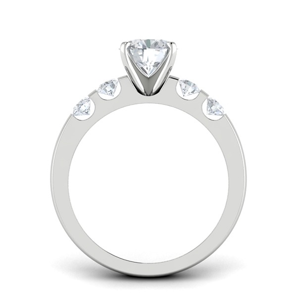 Angelia in 18k White Gold — view 2