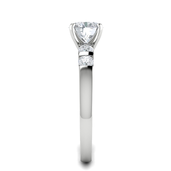 Angelia in 18k White Gold — view 4