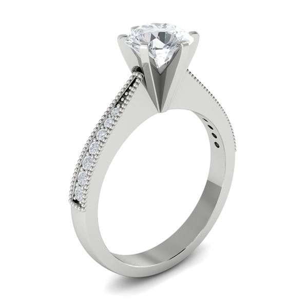 Bobbi in 18k White Gold — view 3
