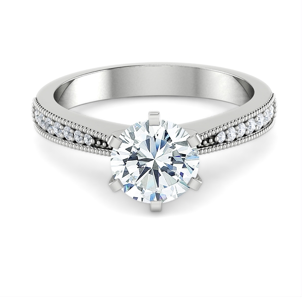 Bobbi in 18k White Gold