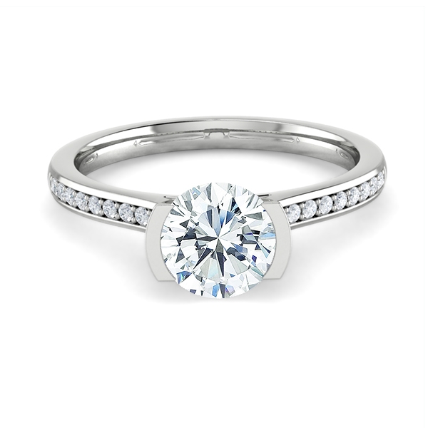 Carol in 18k White Gold