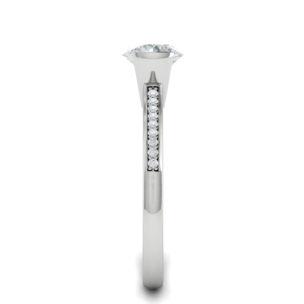 Carol in 18k White Gold — view 4