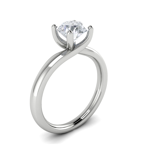 Luna in 18k White Gold — view 3