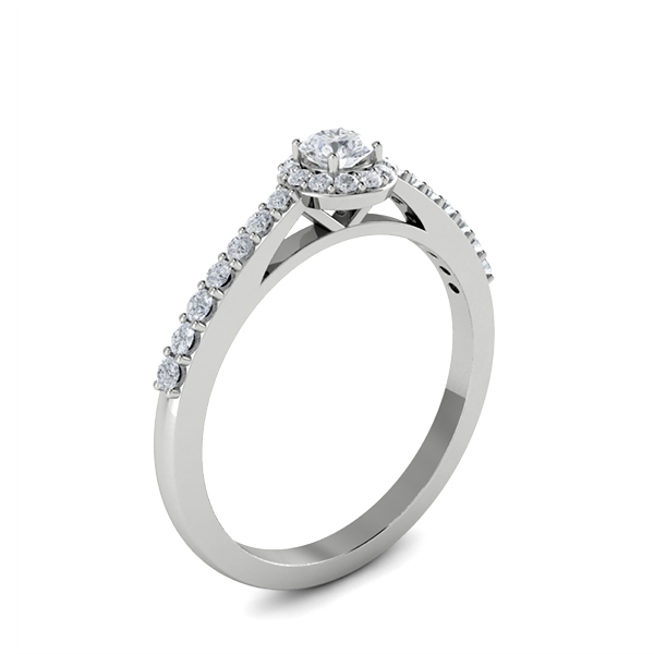 Demi in 18k White Gold — view 3