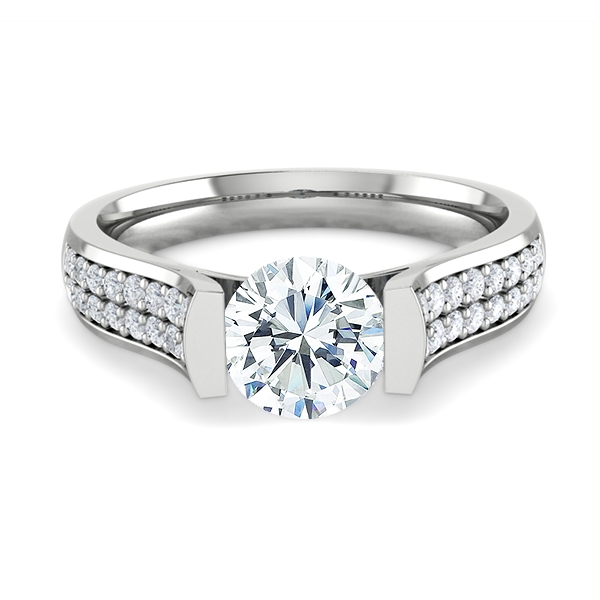 Esmay in 18k White Gold