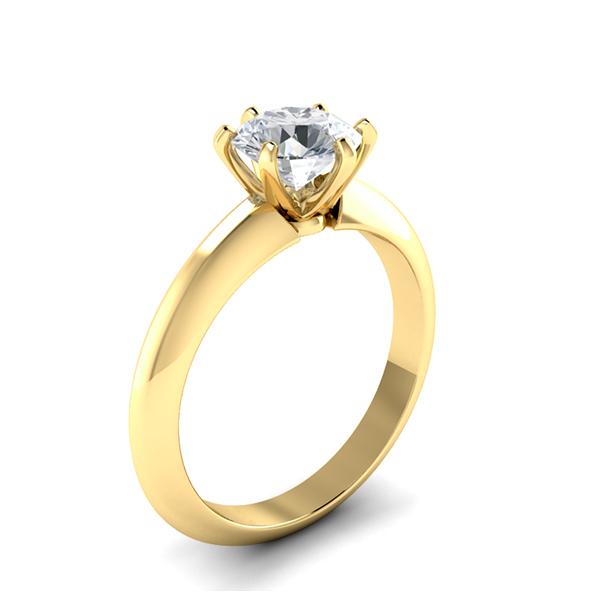 Ally in 18k Yellow Gold — view 3
