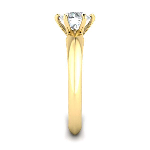 Ally in 18k Yellow Gold — view 4
