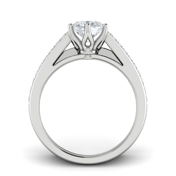 Cristal in 18k White Gold — view 3