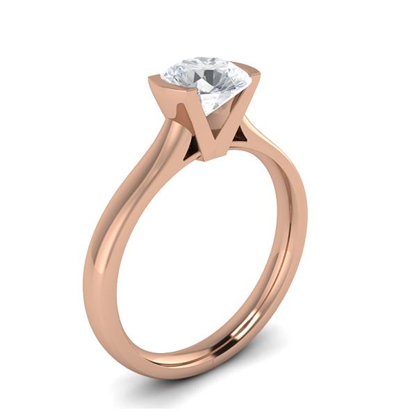 Christine in 18k Rose Gold — view 3