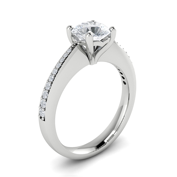 Anjali in 18k White Gold — view 3