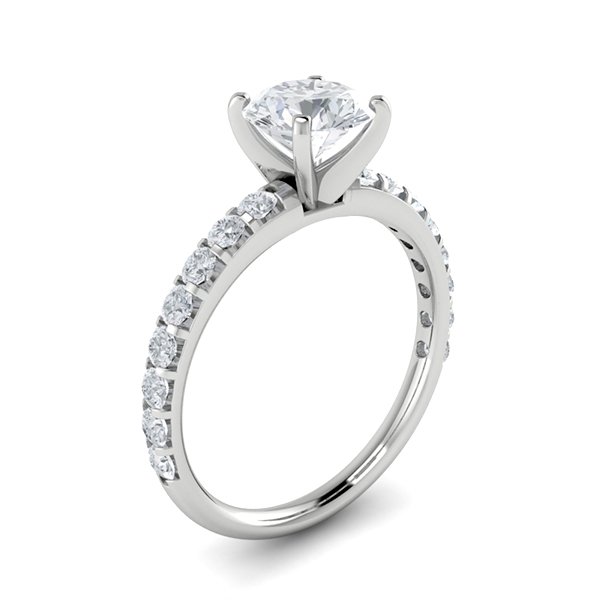 Chole in 18k White Gold — view 3