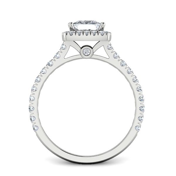 Ruby in 18k White Gold — view 2