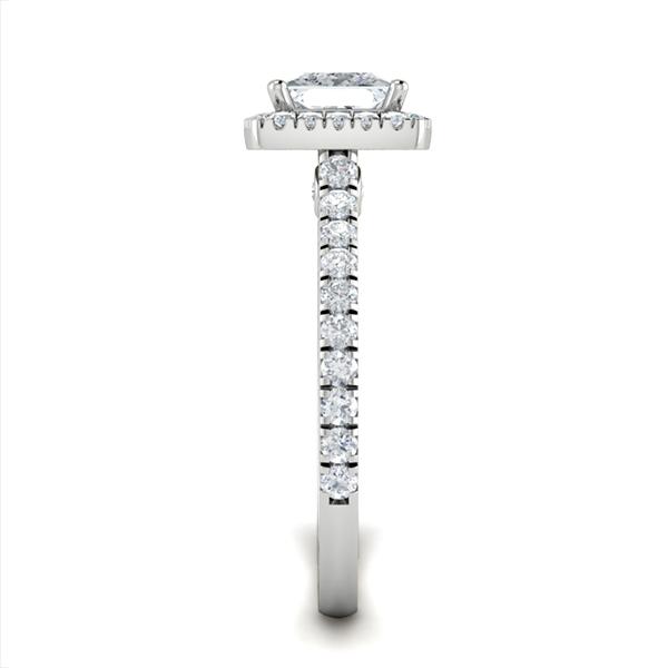 Ruby in 18k White Gold — view 4