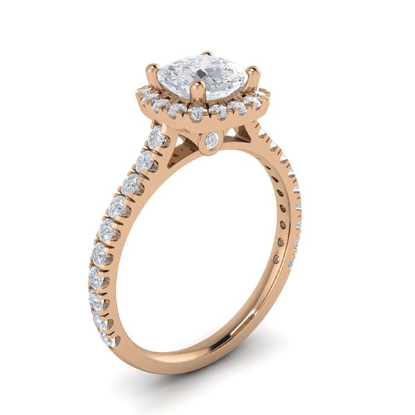 Abbi in 18k Rose Gold — view 3