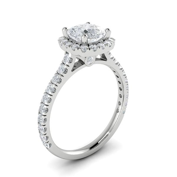 Abbi in 18k White Gold — view 3