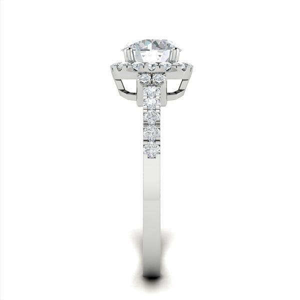 Opal in 18k White Gold — view 4
