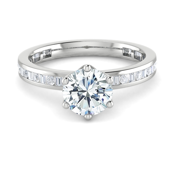 Jayla in 18k White Gold