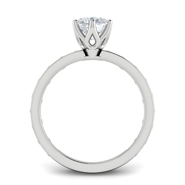 Jayla in 18k White Gold — view 2