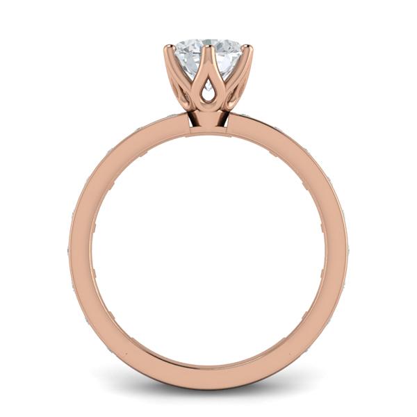 Jayla in 18k Rose Gold — view 2