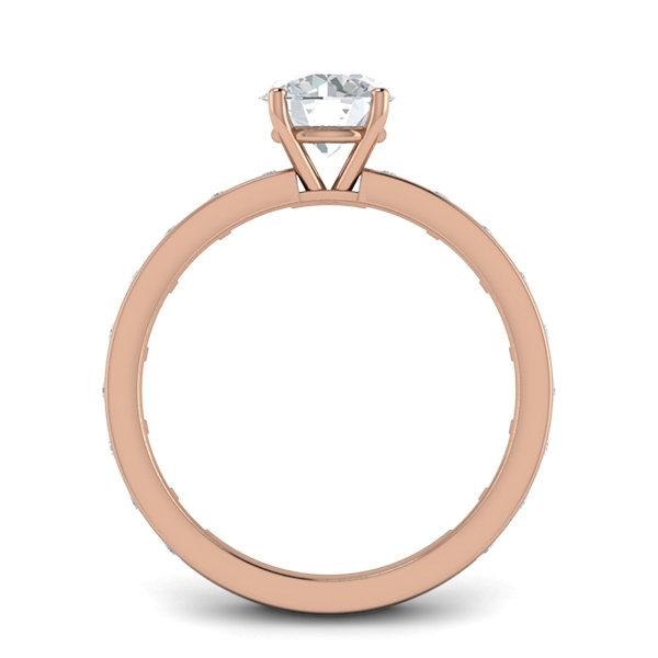 Linda in 18k Rose Gold — view 2