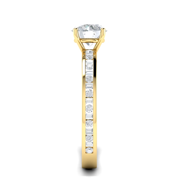 Linda in 18k Yellow Gold — view 4