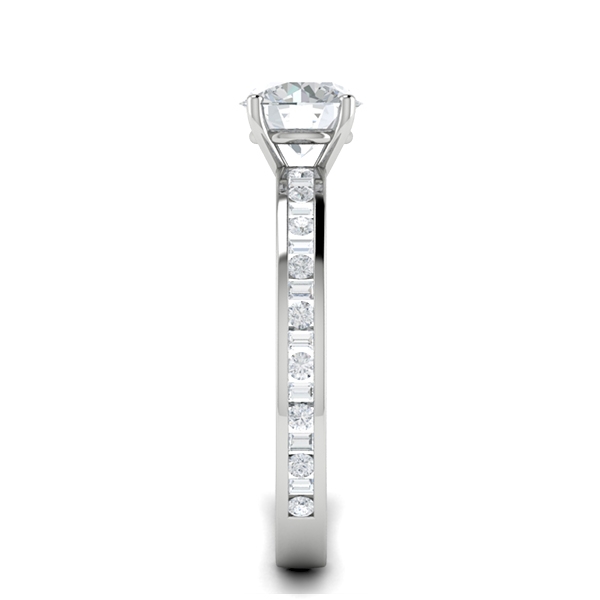 Linda in 18k White Gold — view 3