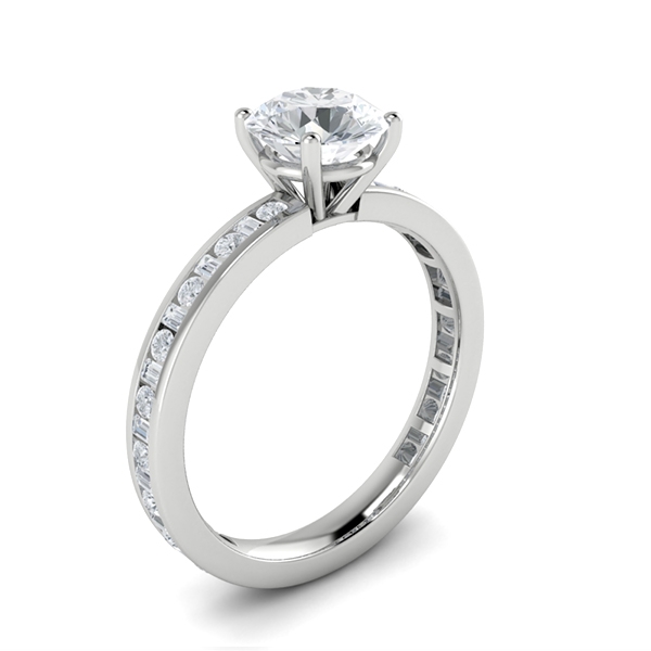 Linda in 18k White Gold — view 2
