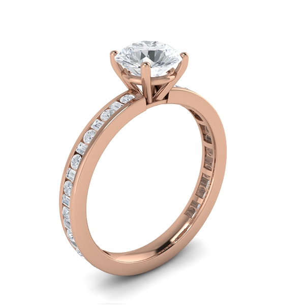 Linda in 18k Rose Gold — view 3