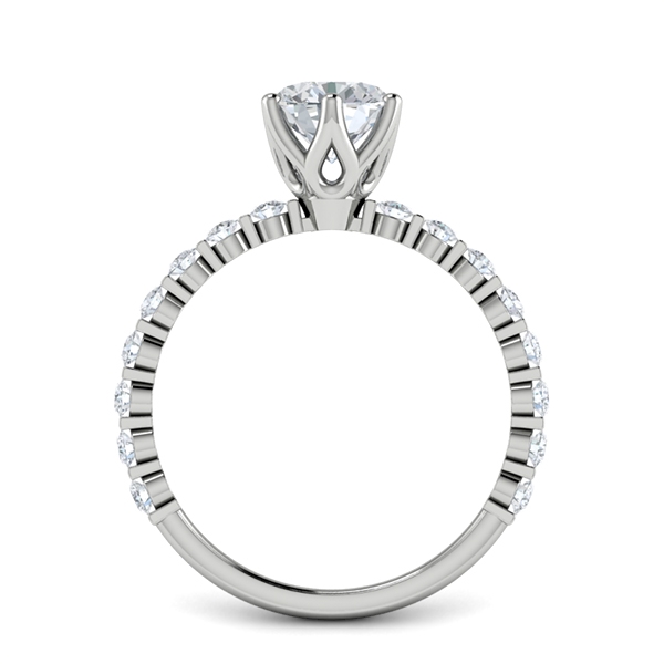 Verity in 18k White Gold — view 2