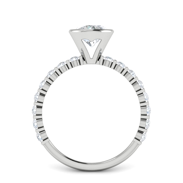 Stacy in 18k White Gold — view 2