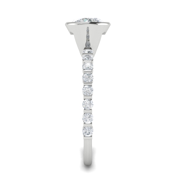 Stacy in 18k White Gold — view 4