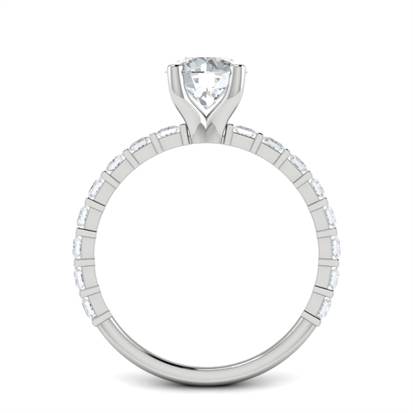 Rue in 18k White Gold — view 2