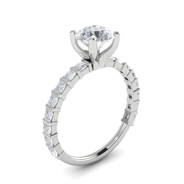 Rue in 18k White Gold — view 3