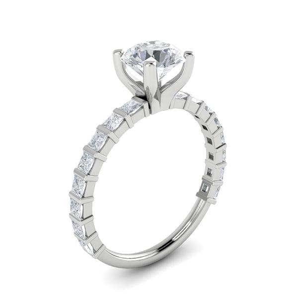 Rue in 18k White Gold — view 3