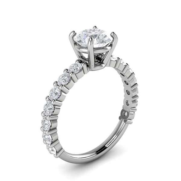 Lela in 18k White Gold — view 3
