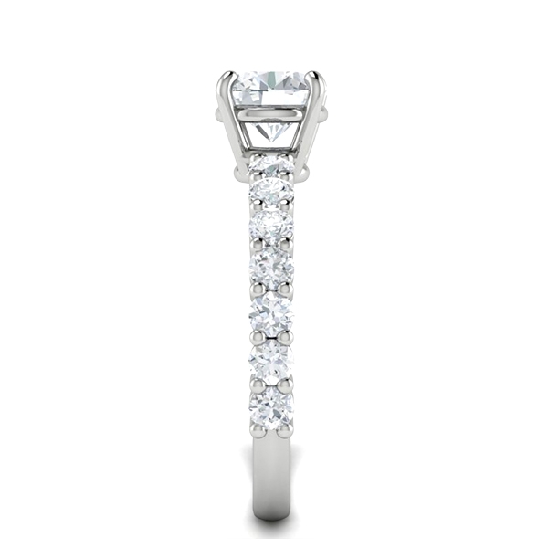 Lela in 18k White Gold — view 4
