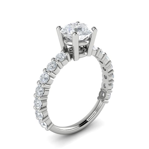 Gena in 18k White Gold — view 3