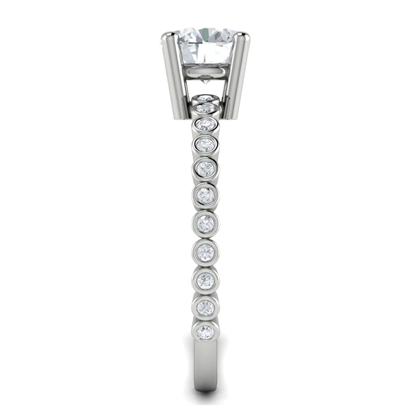 Rena in 18k White Gold — view 4