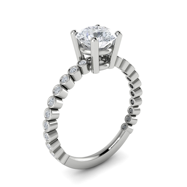 Rena in 18k White Gold — view 3