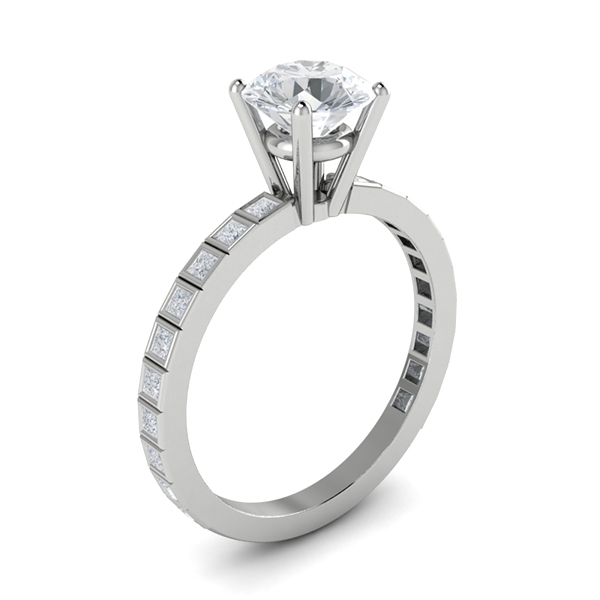 Sonia in 18k White Gold — view 3