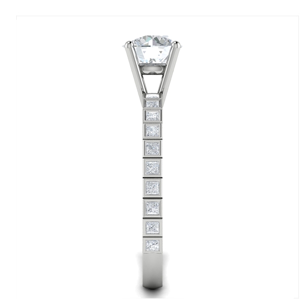 Sonia in 18k White Gold — view 4