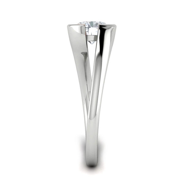Jess in 18k White Gold — view 3