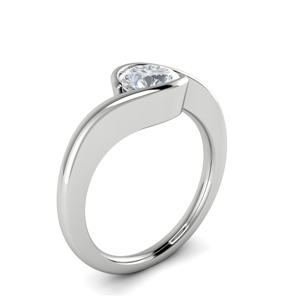 Kerry in 18k White Gold — view 3