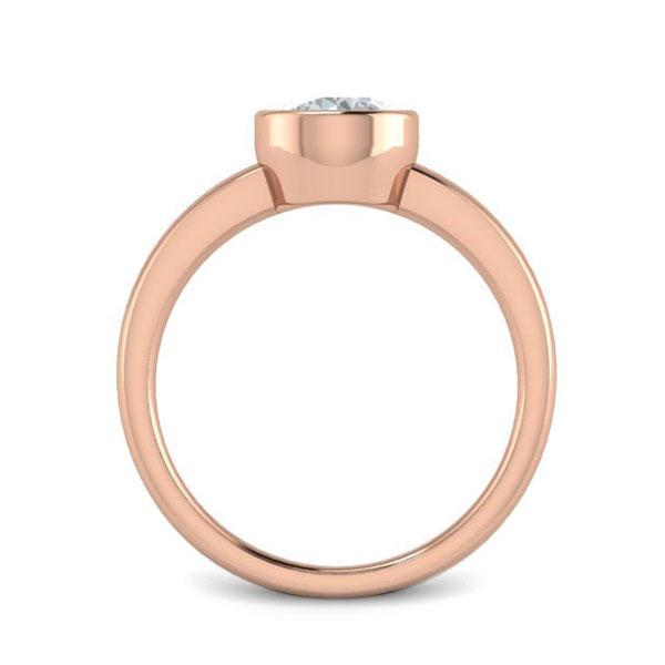 Carly in 18k Rose Gold — view 2