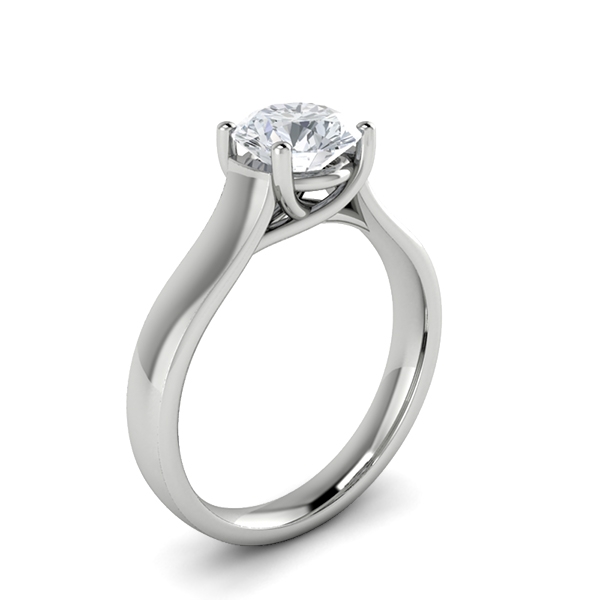 Kristi in 18k White Gold — view 3
