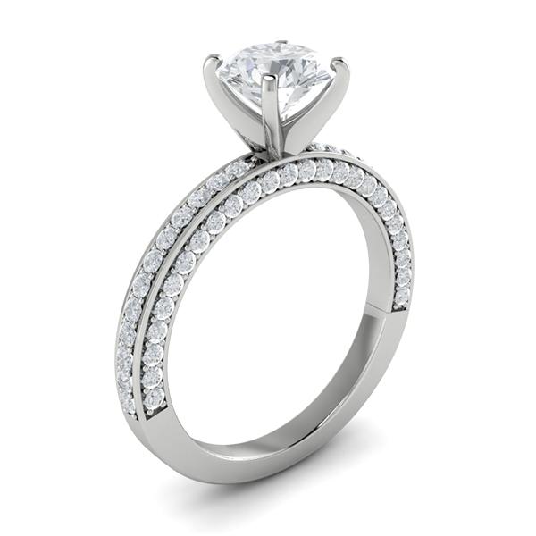 Nova in 18k White Gold — view 2
