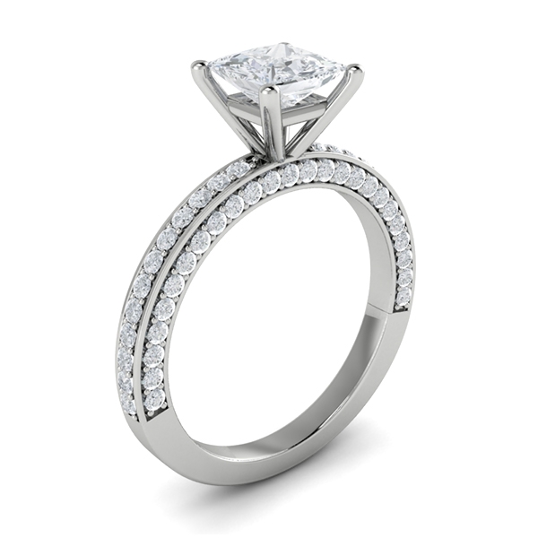 Lani in 18k White Gold — view 3