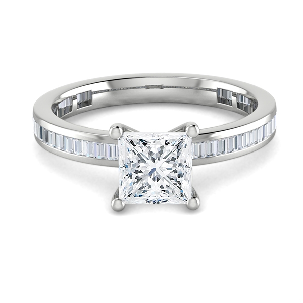 Edna in 18k White Gold