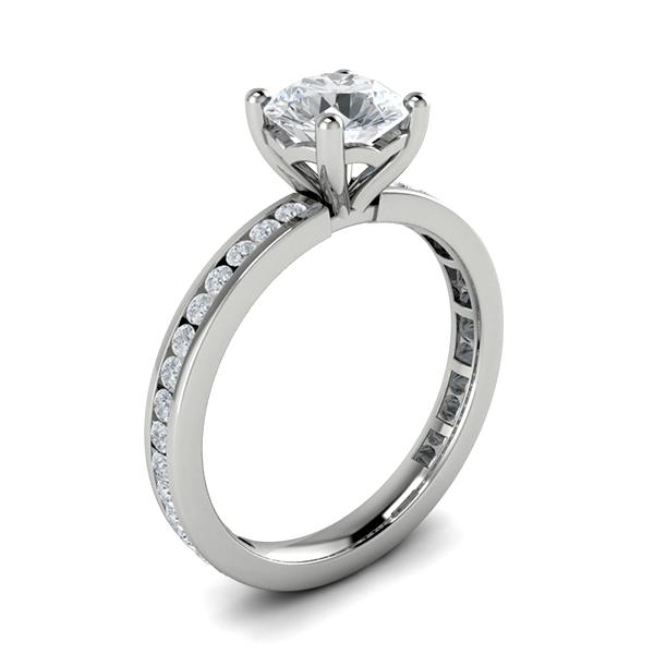 Cece in 18k White Gold — view 3
